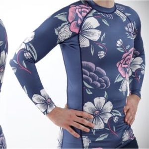 93brand "Cauli Floral" Long Sleeve Rashguard mens